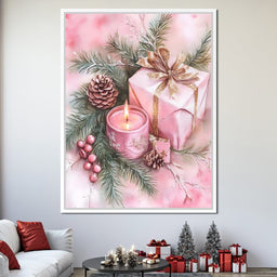 Festive Pine Gift Candle Radiance - NicheCanvas