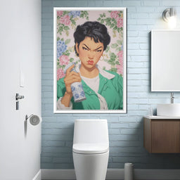 Bathroom Spray Cleaning Queen - NicheCanvas