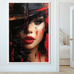 Sable Shroud of Passion - NicheCanvas