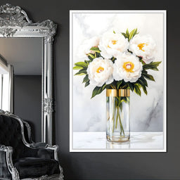 Opulent Peony Elegance - NicheCanvas
