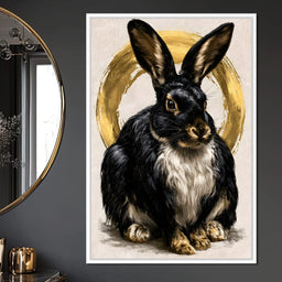 Gilded Hare of the Silent Circle - NicheCanvas