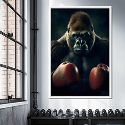 Primate Pugilist - NicheCanvas