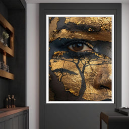 Golden Gaze Jungle - Sakeem Gibbs - NicheCanvas
