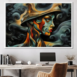 The Swirl of Thought - TooplesArt - NicheCanvas