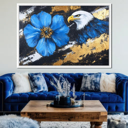 Hawk's Flight with Azure Blossom - Alicia Smith - NicheCanvas