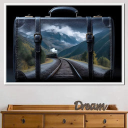Mountain Rail Journey Escape - NicheCanvas