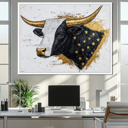 Golden Stars Majesty - NicheCanvas