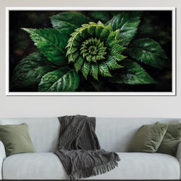 Tropical Fern Leaf Bouquet - NicheCanvas