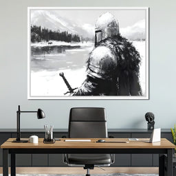 Knight of Winter Vigilance - NicheCanvas