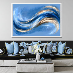 Rhythmic Flow of Liquid Motion - NicheCanvas