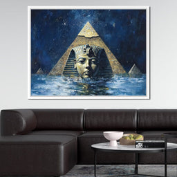 Pharaoh's Timeless Reflection - NicheCanvas