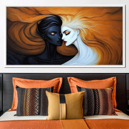 Love in Contrast - TooplesArt - NicheCanvas