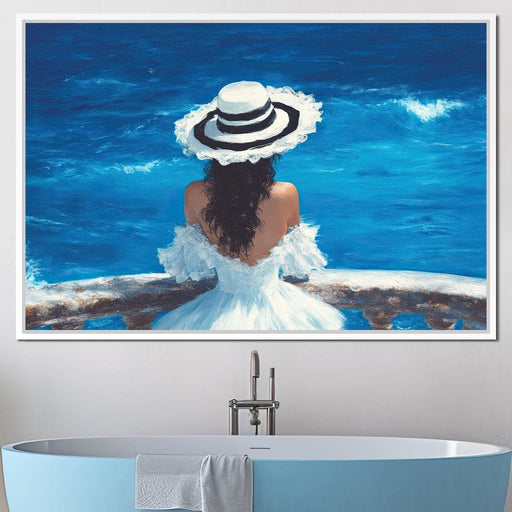 Oceanic Reverie By The Sea Canvas Print