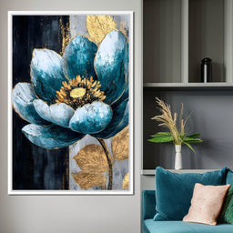 Radiant Petals Golden Harmony - NicheCanvas