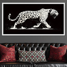 Leopard Stride of Wilderness - NicheCanvas