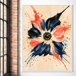 Collision Of Petals And Gravity - NicheCanvas