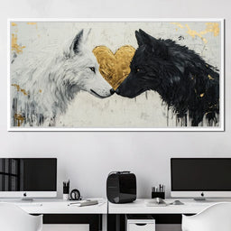 Eternal Bond of Wolves - NicheCanvas