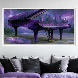 Melodies Melting Into The Night Sky - NicheCanvas