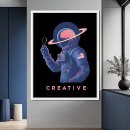 Neon Astro Mind Odyssey - NicheCanvas