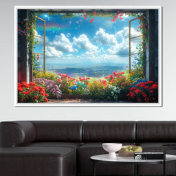 Blossom Breeze Panorama - NicheCanvas