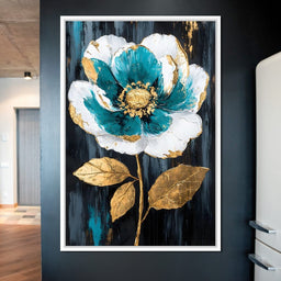 Golden Petal Repose - NicheCanvas