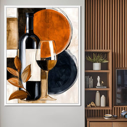 Evening Vintage Wine - NicheCanvas