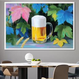 Frothy Beer Garden Delights - NicheCanvas