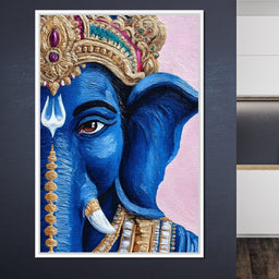Lord Ganesha Blue Majesty - NicheCanvas