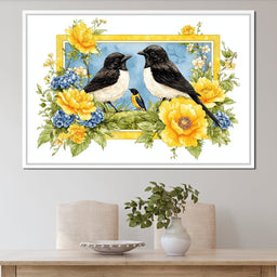 Chorus of Vibrant Blooms - NicheCanvas