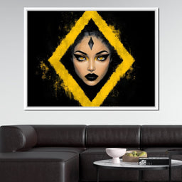Golden Stare of Midnight Queen - NicheCanvas
