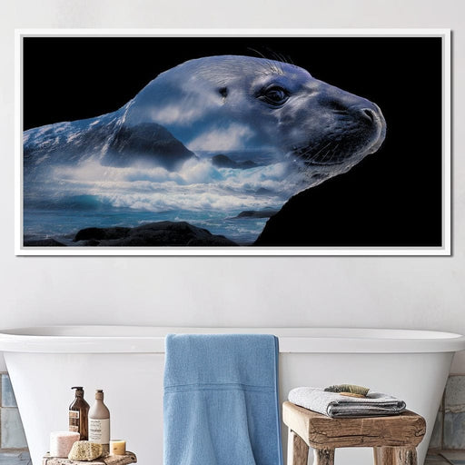 Coastal Seal Ocean Reverie Canvas Print