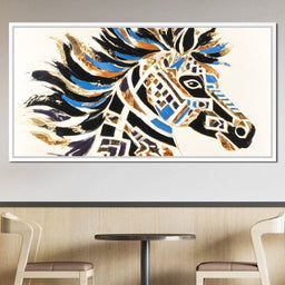 Majestic Equine Mosaic Dance - Alicia Smith - NicheCanvas