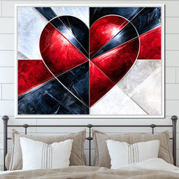 Fractured Pulse of Passion - NicheCanvas