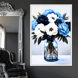 Floral Symphony in Glass - NicheCanvas
