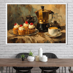 Espresso and Cherry Cupcakes - NicheCanvas