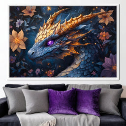 Celestial Dragon's Radiance - NicheCanvas