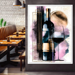 Still Life With Gold And Grape - NicheCanvas