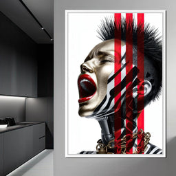 Cyber Scream Queen - TooplesArt - NicheCanvas