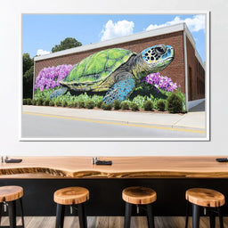 Street Art - Sea Turtle - NicheCanvas