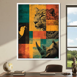 Savanna Mosaic Wild Majesty - NicheCanvas