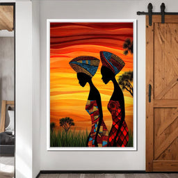Sisters of the Savannah - TooplesArt - NicheCanvas