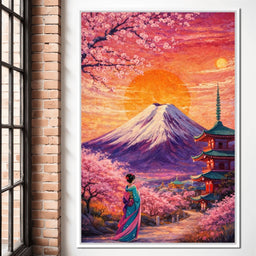 Sakura Sun Ascension - TooplesArt - NicheCanvas