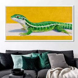 Emerald Lizard Gleam - NicheCanvas