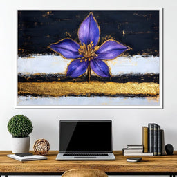 Golden Bloom Oasis Elegance - NicheCanvas