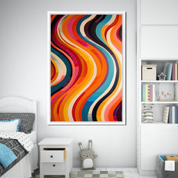Vibrant Waves of Harmony - NicheCanvas
