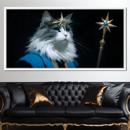 Regal Feline Starborne Monarch - NicheCanvas