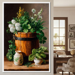 Clover With Herbs - NicheCanvas