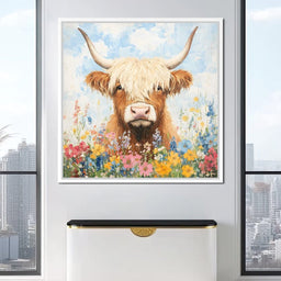 Highland Bloom Encounter - NicheCanvas