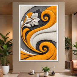Fusion of Flower and Flow - TooplesArt - NicheCanvas