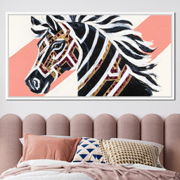 Majestic Mosaic Stripes - Alicia Smith - NicheCanvas